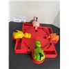 Image 1 : Vintage model rocket & games - Estes model rocket, range box;1978 Hasbro “Hungry Hippo[x=#8