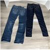 Image 1 : Ladies Silver jeans - 2 pairs, W 30 L 33