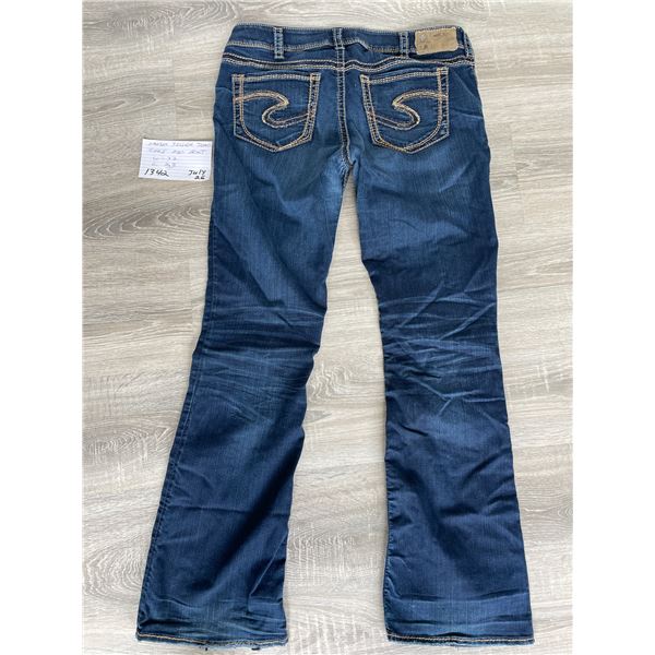Ladies Silver jeans - 32 x 33, Suki Mid Boot