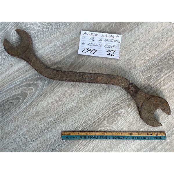 Antique large wrench 20 inch