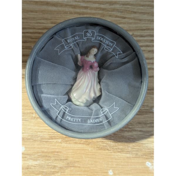 2002 Miniature Royal Doulton Pretty Ladies Figurine W/ Original Box  "Lauren"