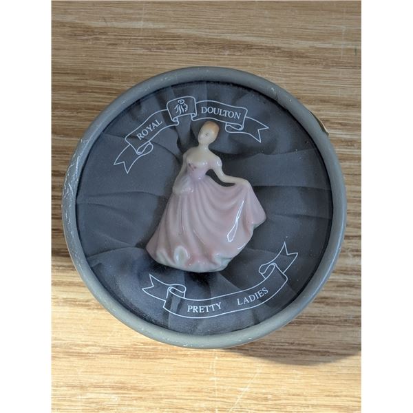 2002 Miniature Royal Doulton Pretty Ladies Figurine W/ Original Box  "Rachel"
