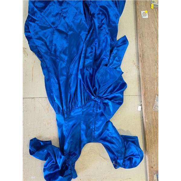 Blue graduation dress- 50"H