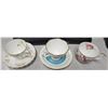 Image 1 : Vintage Bone China Teacups/Saucers