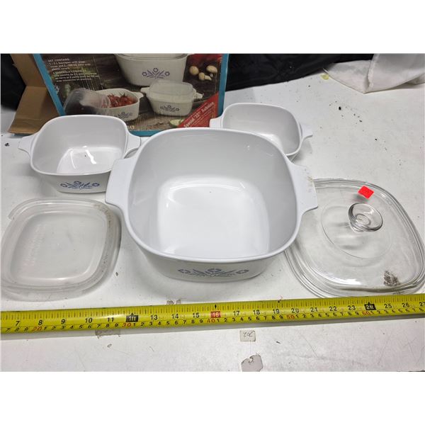 Corning ware blue cornflower dish # A 343