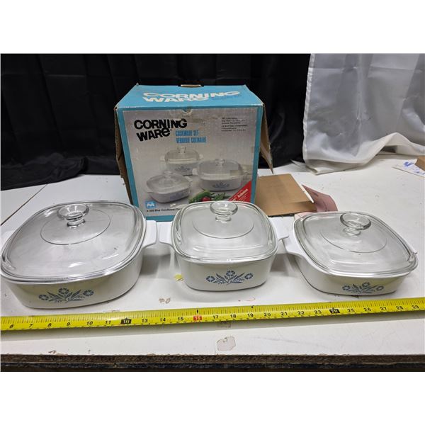 Corning ware blue cornflower dish # A 300