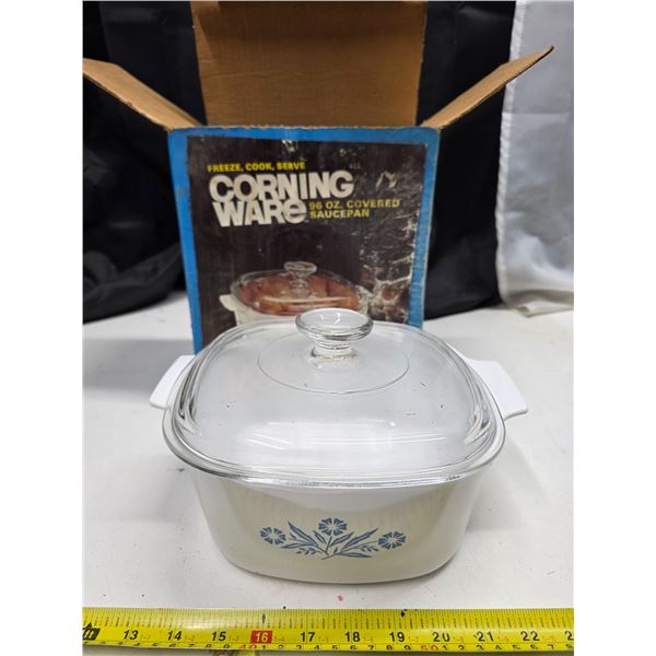 Corning ware blue cornflower dish # A-3-S