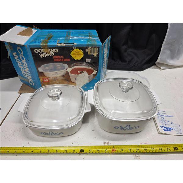 Corning ware blue cornflower dish # A 320 P.S