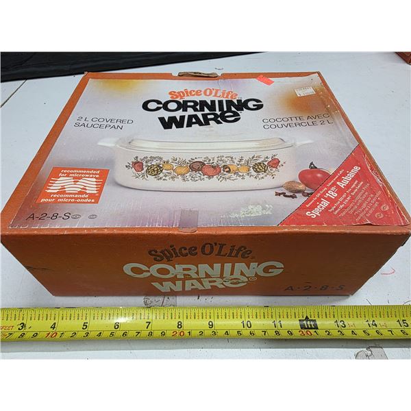 Corning ware Spice O life 2L sauce pan # A-2-8-S sealed new in box