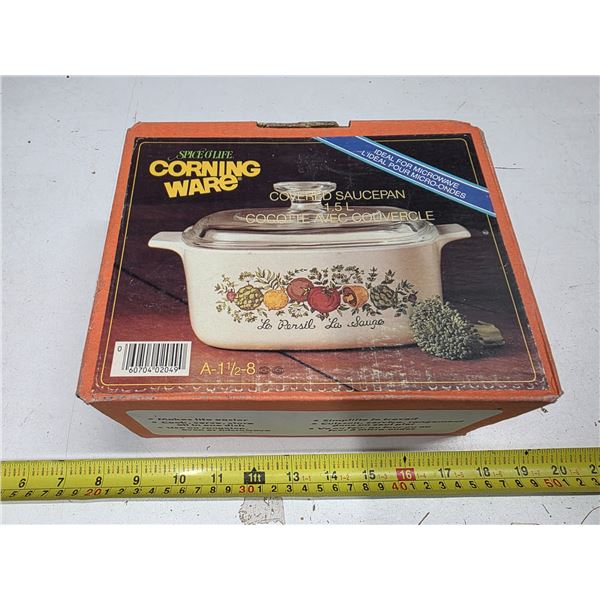 Corning ware Spice O life 1.5L sauce pan # A-1 1/2-8 sealed new in box