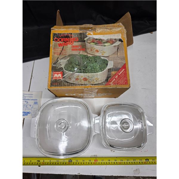 Corning ware spring flowers cookware set # A-220-7
