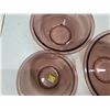 Image 3 : 3 Pyrex cranberry colored bowls