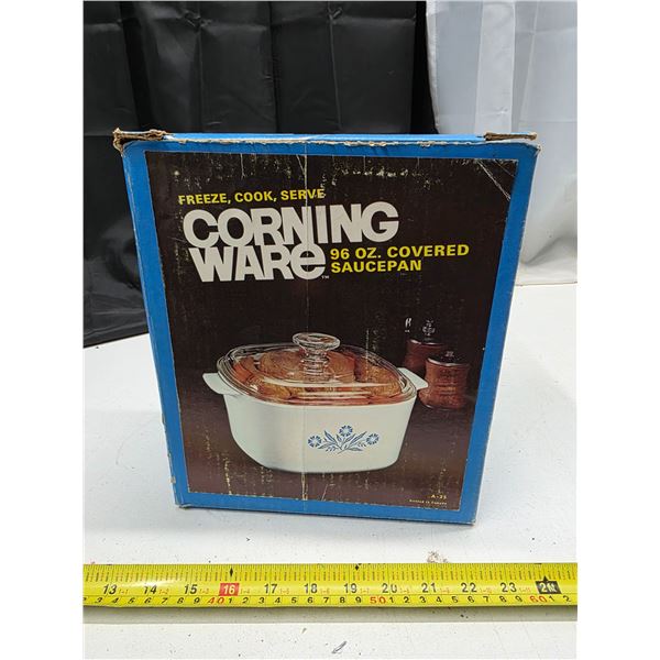 Empty corning ware box