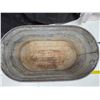 Image 2 : Galvinized tub- 21"L by 12"W by 12"H