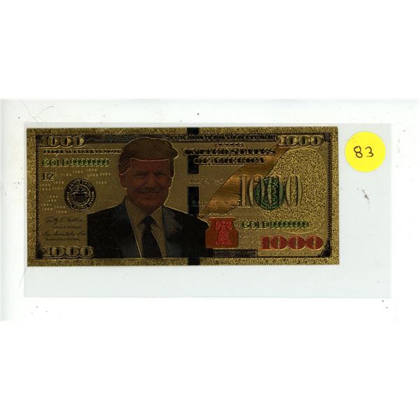 Trump Currency.