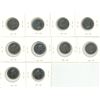 Image 2 : (10) 1999 Canadian November 25 Cents Coin.
