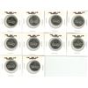Image 1 : (10) 2000 Canadian Harmony 25 Cents Coin.