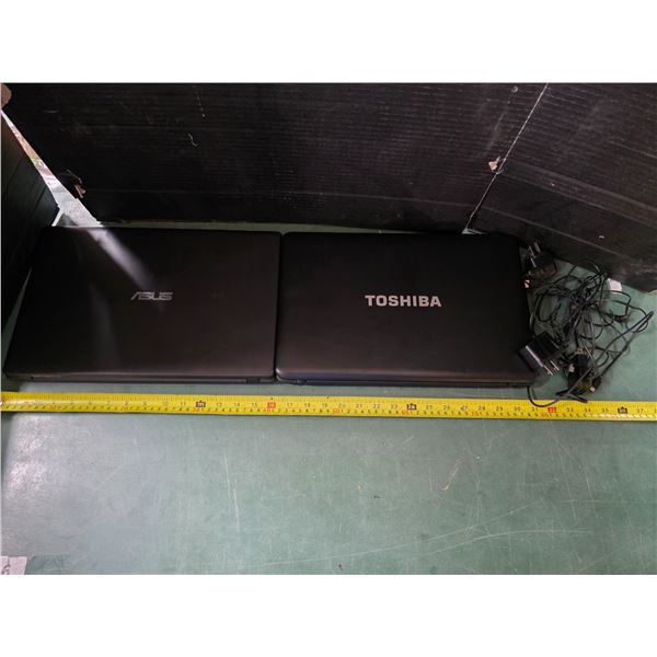2 working laptops- windows 7 and 8- asus and toshiba