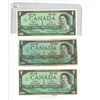 Image 1 : Lot of 3 x1967 canadian $1 bills