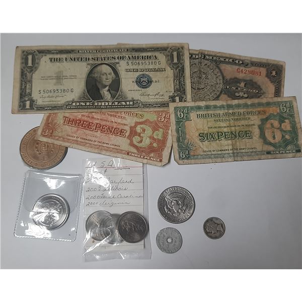Lot of foreign currency