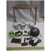 Image 1 : Power Bank 5000 Mah, Watch (Working), Dog Collar, Sunglasses, Woof Works Box, 3 Empty Tobacco Tins, 