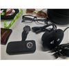 Image 3 : Power Bank 5000 Mah, Watch (Working), Dog Collar, Sunglasses, Woof Works Box, 3 Empty Tobacco Tins, 