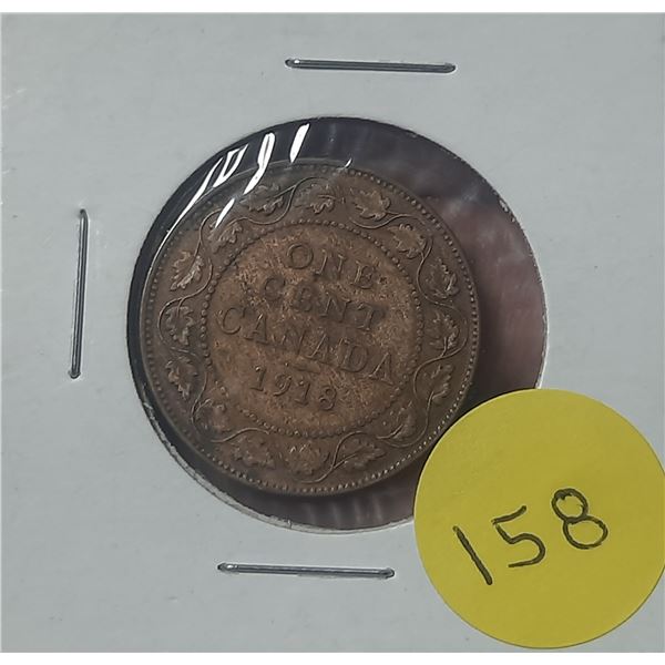 1919 Canadian Large One Cent.
