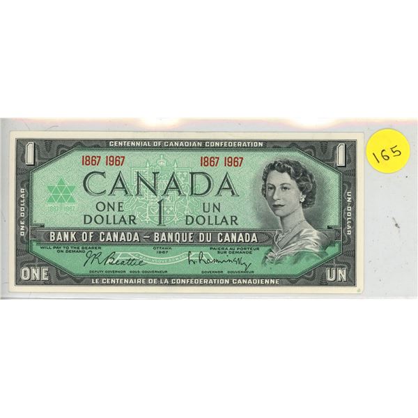 1967 Canadian One Dollar.
