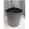 Image 3 : Vintage Galvanized Steel Bucket.