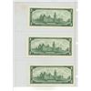 Image 2 : Set of 3 Consecutive Serial Number 1967 $1 notes. M/P Prefix. Serial Numbers 034319, 034320 & 034732