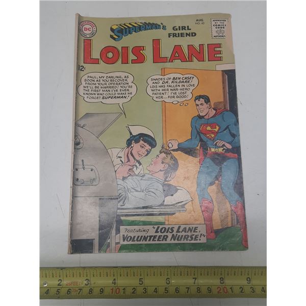 Superman’s Girl Friend Lois Lane Comic. #43 August 1963. Used.