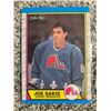 Image 2 : Hockey Card Lot (100 cards) featuring Joe Sakic rookie card (1989 O-Pee-Chee # 113) and numerous oth
