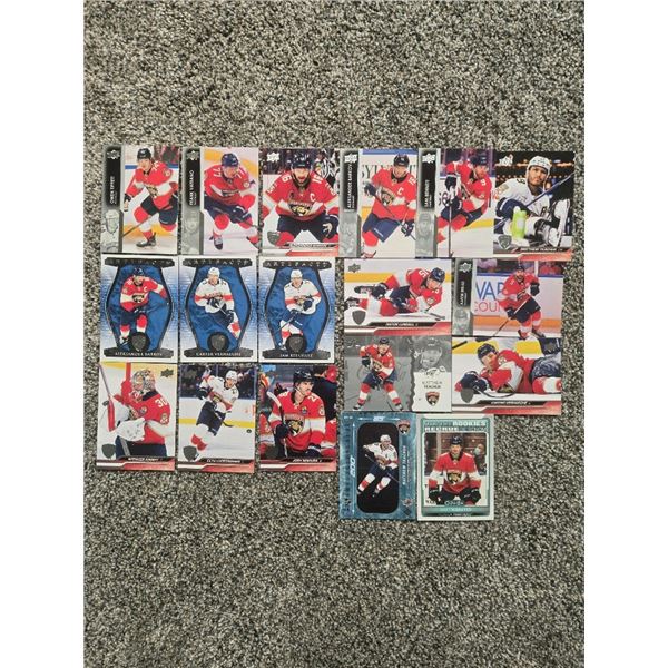 Florida Panthers Hockey Card Lot (18 cards)