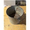 Image 1 : Bucket w/ Antique Axe heads and Hinges