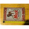 Image 2 : Tin Sign Approx. 8"x11" MACK TRUCKS