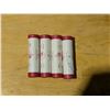 Image 1 : 4 Rolls of 2007 1 Cent Canadian BU. Magnetic