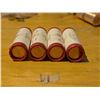 Image 2 : 4 Rolls of 2007 1 Cent Canadian BU. Magnetic