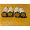 Image 2 : 4 Rolls of 2006 5 Cent Canadian BU.
