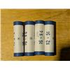 Image 1 : 4 Rolls of 2005 5 Cent Canadian BU