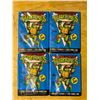 Image 1 : 4 Unopened TMNT Trading Cards Series II EX Condition