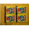 Image 1 : 4 Unopened Roger Rabbit Trading Cards EX Condition 1987