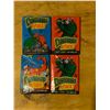 Image 1 : 4 Unopened Dinosaurs Attack Trading Packs EX Condition 1988