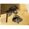 Image 1 : Large Iron Moose Bell 12inch High, 9 Inch Long