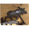 Image 3 : Large Iron Moose Bell 12inch High, 9 Inch Long