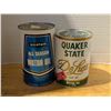 Image 1 : Empty Quaker State and All State Can