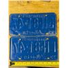 Image 2 : 1973 Alberta License Plates Matching Set LH-81-47