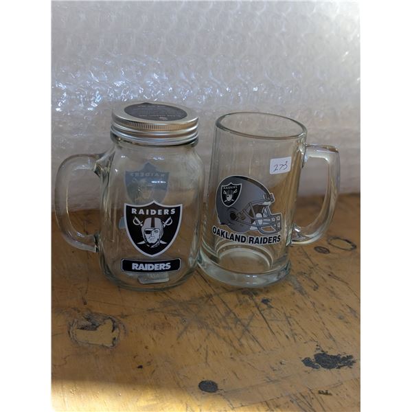 2 new Oakland Raiders Mugs