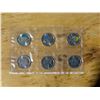 Image 1 : 6x25 Cent Mini Set 3 Colourized 3 Non