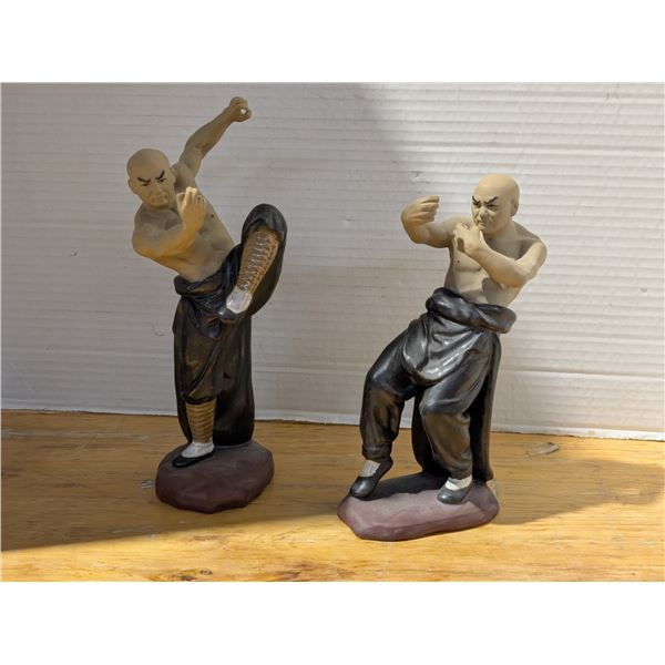 2 Original Chinse Fighting Figures (Excellent Condition) Markings on Bottom