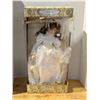 Image 1 : Vintage Porcelain Doll Bride in Original Box (Damaged) 18"